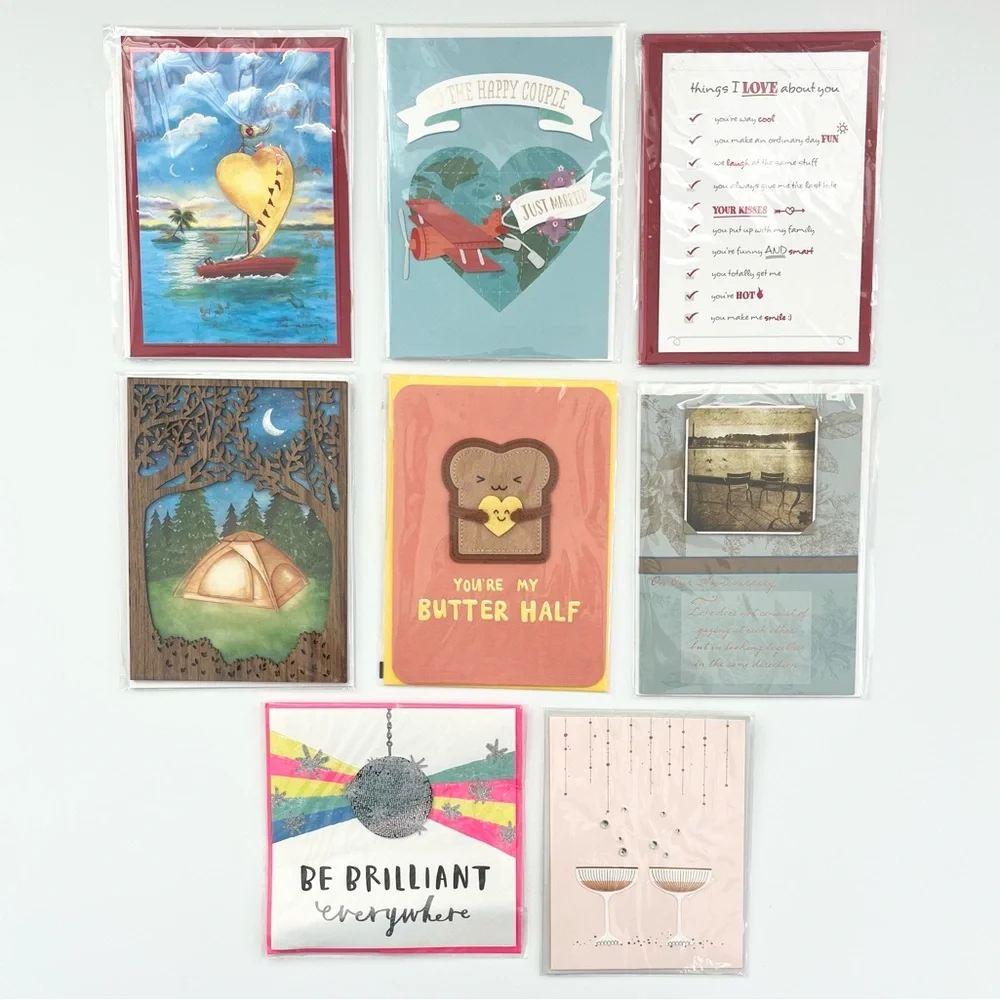 Papyrus Cards Lot Of 8